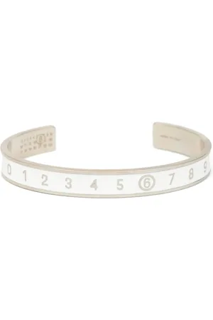 Maison Margiela Armspange mit emailliertem Logo