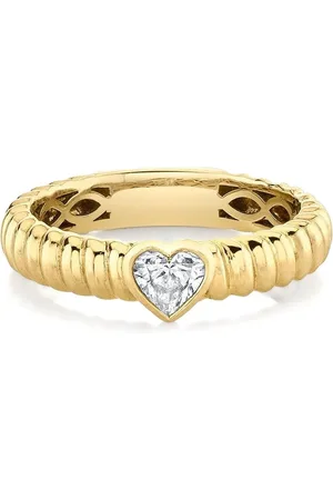 Anita 18kt Zoe Gelbgoldring mit Diamanten