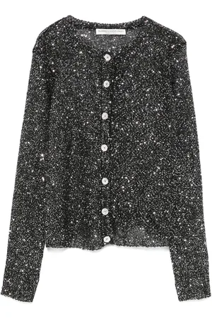 Alessandra Rich Cardigan mit Pailletten