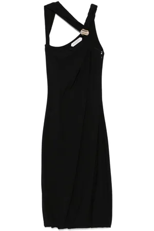 Lanvin Midikleid aus geflochtenem Jersey