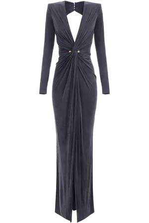 Elisabetta Franchi Drapiertes Kleid mit Knotendetail