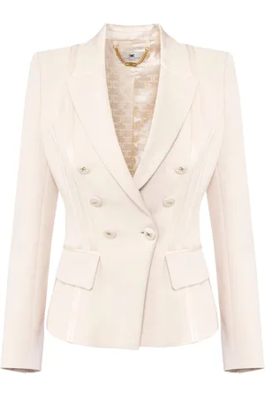 Elisabetta Franchi Blazer aus Satinkrepp