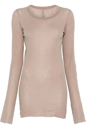 Rick Owens Geripptes T-Shirt