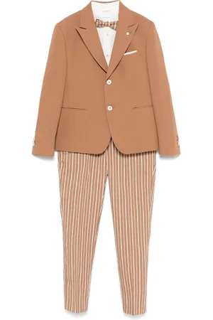 COLORICHIARI Gestreifter Anzug (3er-Set)