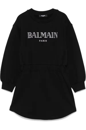 Balmain Kleid mit Logo-Print
