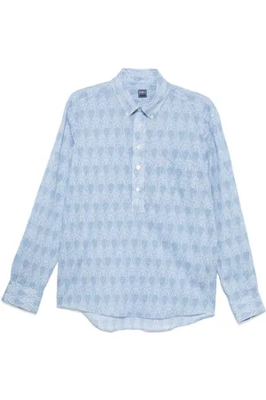 FEDELI Hemd mit Paisleymuster