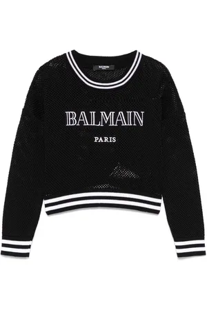 Balmain Pullover mit Logo-Stickerei