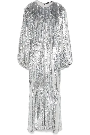 ROTATE Maxikleid mit Pailletten
