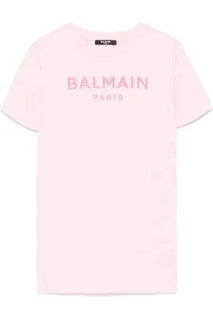 Balmain Kleid mit Logo-Applikation