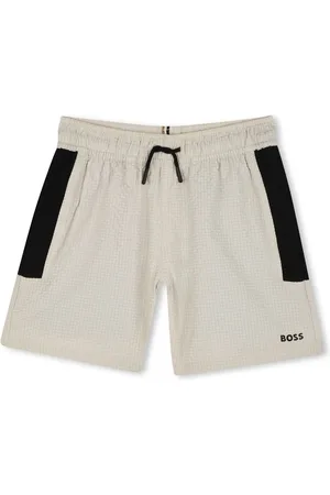 HUGO BOSS Badeshorts mit Logo-Print
