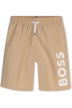 HUGO BOSS Badeshorts mit Logo-Print