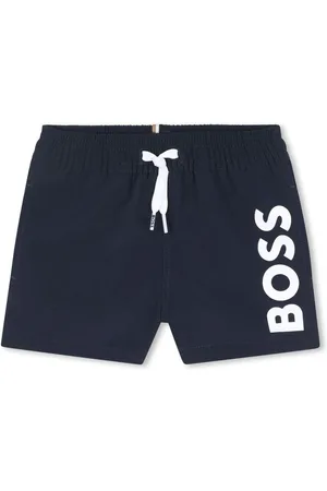 HUGO BOSS Badeshorts mit Logo-Print