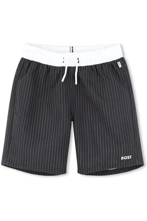 HUGO BOSS Badeshorts mit Nadelstreifen