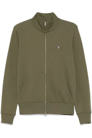 GANT Cardigan mit Logo-Stickerei