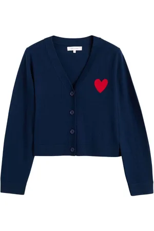 Chinti & Parker Cardigan mit Herz-Motiv