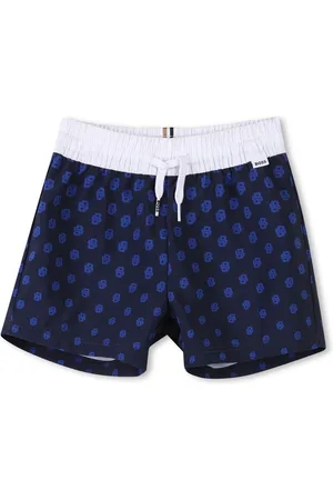 HUGO BOSS Badeshorts mit Logo-Print