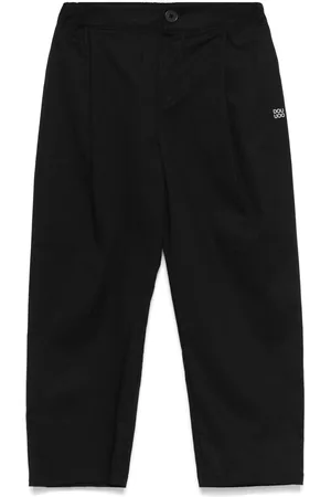 DOUUOD KIDS Hose mit Logo-Print