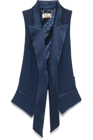 Elisabetta Franchi Smoking-Weste aus Krepp