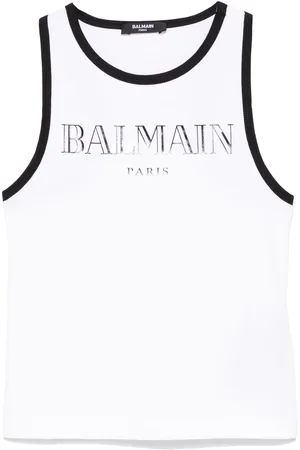 Balmain Tanktop mit Logo-Print