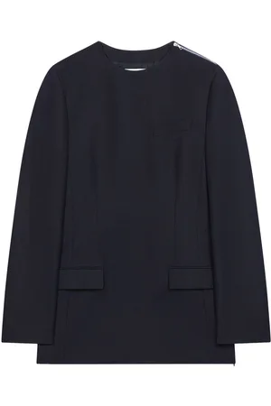 DRIES VAN NOTEN Kragenloser Blazer in Tunika