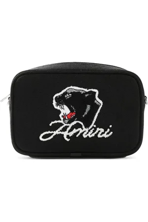 AMIRI Logo-embroidered messenger bag