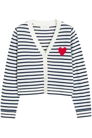 Chinti & Parker Gestreifter Merinocardigan