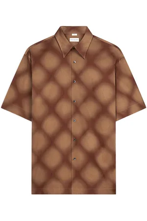 DRIES VAN NOTEN Hemd mit Rautenmuster