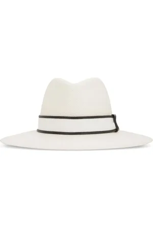 Brunello Cucinelli Fedora aus Stroh