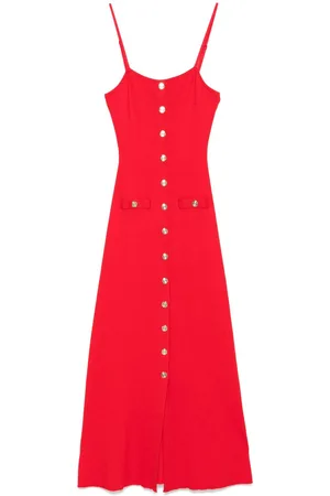 Maje Geripptes Midikleid