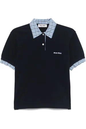 Miu Miu Poloshirt im Layering-Look