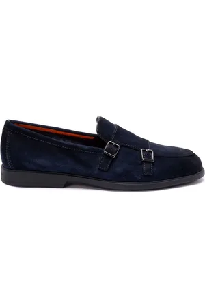 santoni Loafer aus Wildleder