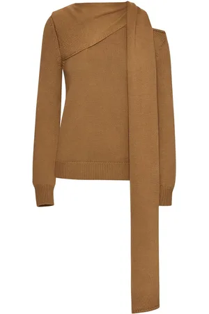 Oscar de la Renta Pullover mit drapiertem Detail
