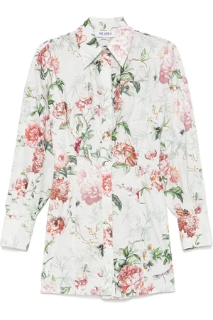 The Attico Minikleid mit Blumen-Print