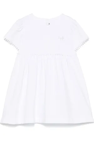 Il gufo Kleid mit Logo-Stickerei