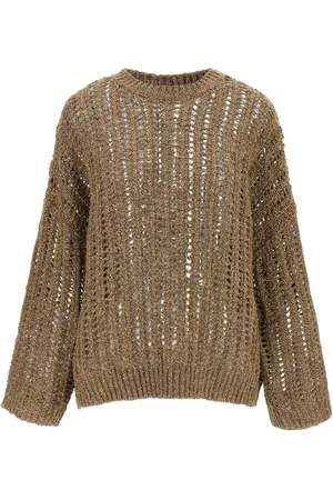 Brunello Cucinelli Rustic Dazzling Net Pullover