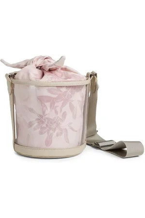 Brunello Cucinelli Beuteltasche mit Blumen-Print