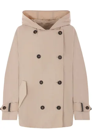 Brunello Cucinelli Parka aus Taft