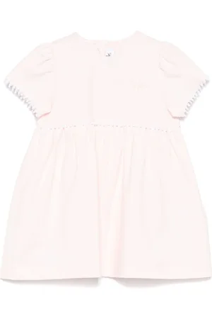 Il gufo Kleid mit Logo-Stickerei