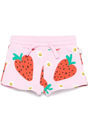 Stella McCartney Shorts mit Erdbeeren-Print