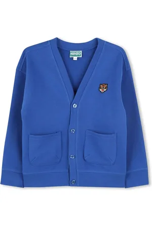 Kenzo Cardigan mit Tigerkopf-Patch