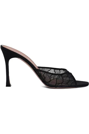 Amina Muaddi Alexa Mules 95mm