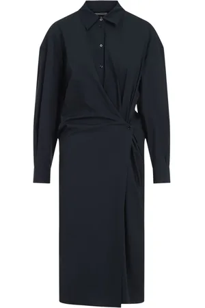 LEMAIRE Drapiertes Midikleid
