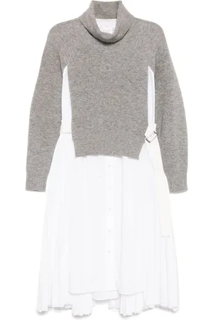 SACAI Kleid mit Rollkragen