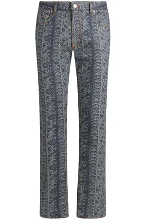 Etro Jacquard-Jeans mit Paisleymuster