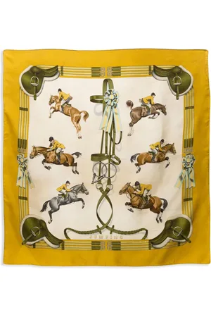 Hermès 1975 Jumping by Philippe Ledoux Seidenschal