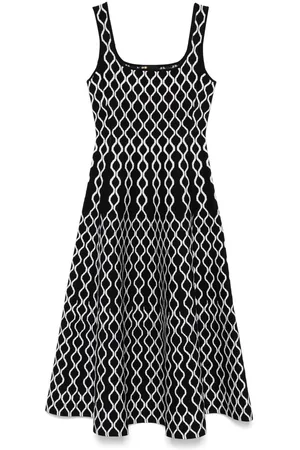 Maje Midikleid mit geometrischem Print