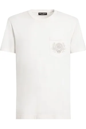 Dolce & Gabbana T-Shirt mit Logo-Stickerei