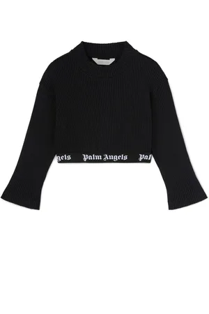 Palm Angels Lurex-Oberteil mit Logo-Bund