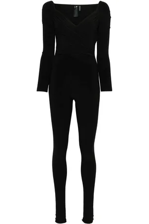 Norma Kamali Schulterfreier Jumpsuit