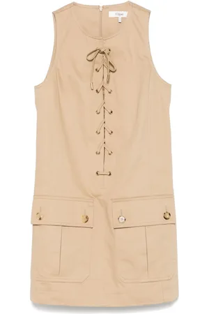 Chloé Kleid mit Schnürung